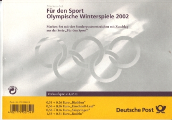 NSR MH 0047 ** - 2002 - Olympische Winterspiele 2002